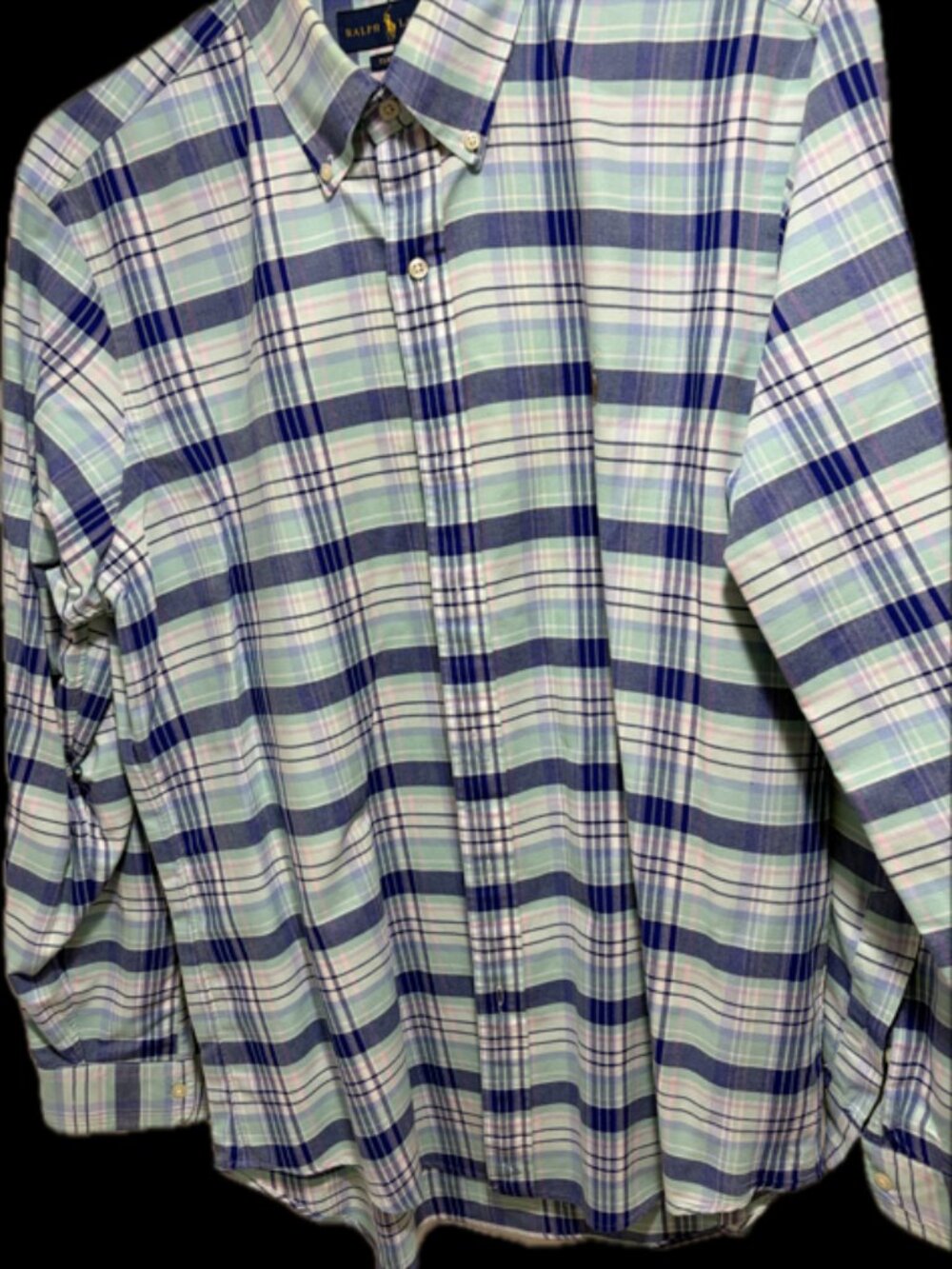 Ralph Lauren Classic Fit Plaid Shirt Large